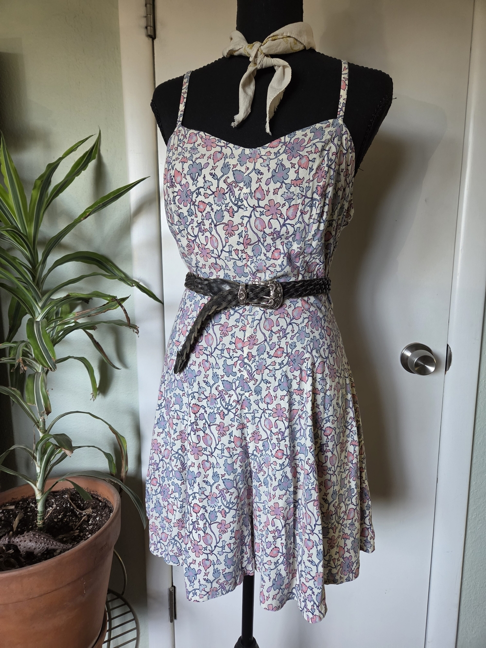 Floral Spaghetti Strap Romper